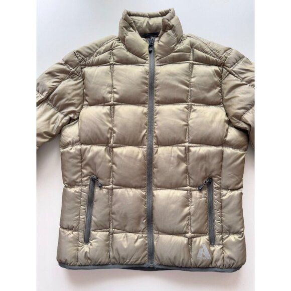 EDDIE BAUER First Ascent Downlight Green Down Filled Puffer Jacket Coat, Size S - Picture 7 of 16